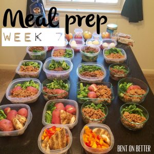 Meal Prep week 7 - Bent On Better  (BentOnBetter) Matt April Better Eating For The Best You Update 2