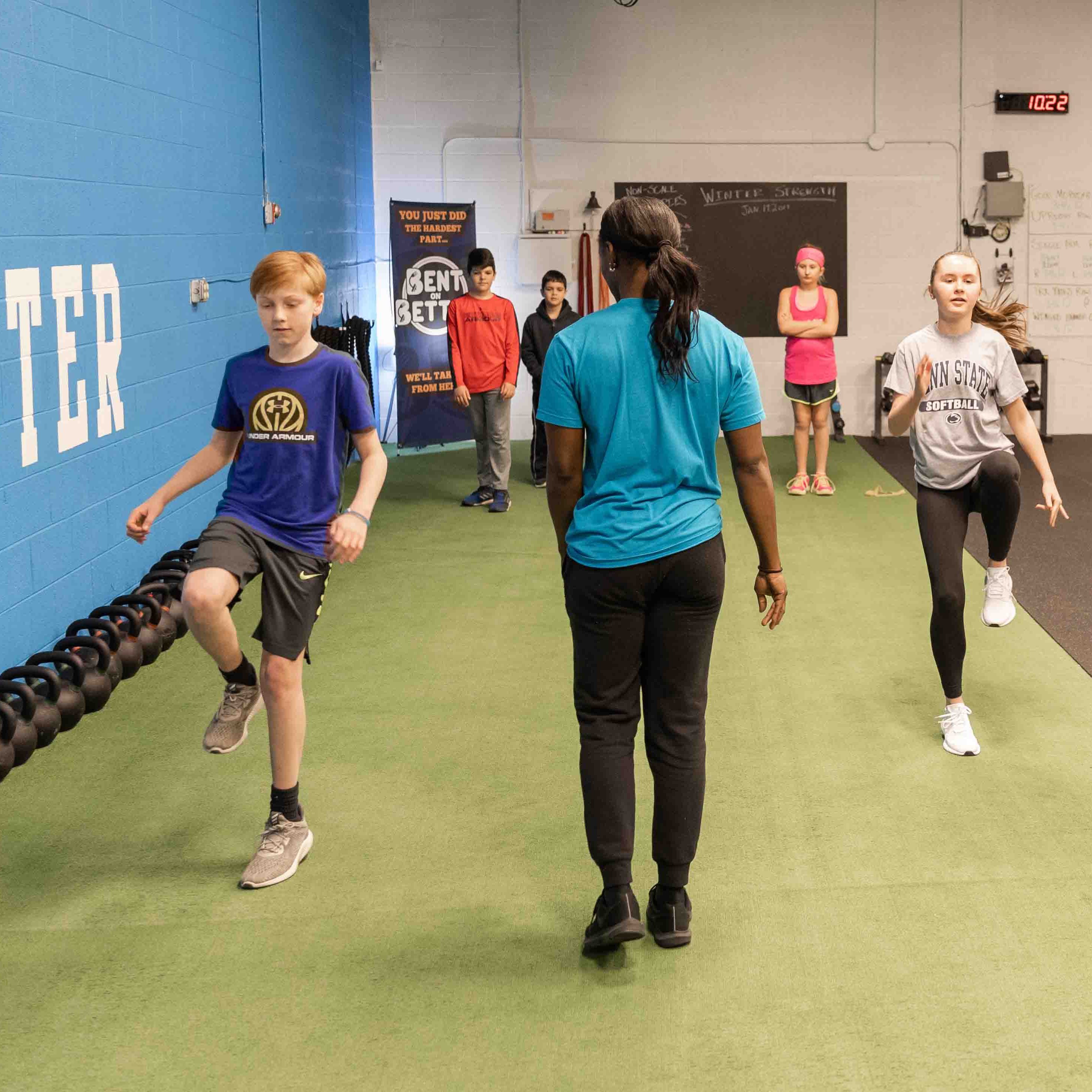 Athletic training teens_Bent On Better best gym in west chester pa personal training kids workouts